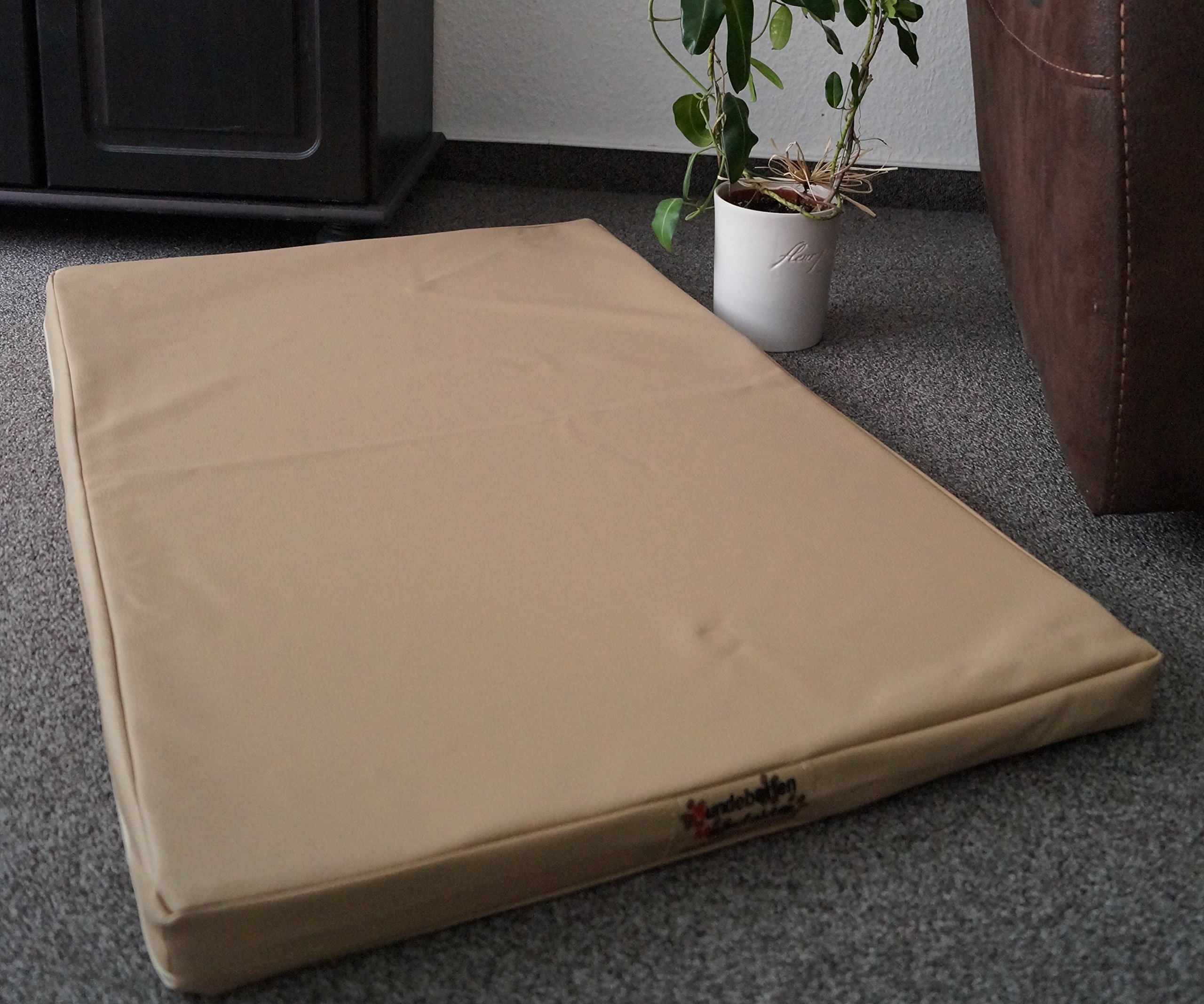 Matelas orthopédique pour chien Hypoallergénique Similicuir Fibre de coco