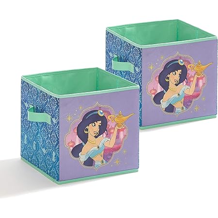 Amazon Com Idea Nuova Aladdin 2 Pack Storage Cubes 10 X10 Multi Toys Games