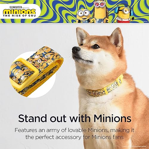 Miniatura 2 de Minions Collar para perro, grande, amarillo, más que un esbirro, regalos para los fanáticos de Minions y sus mascotas  Productos para mascotas con