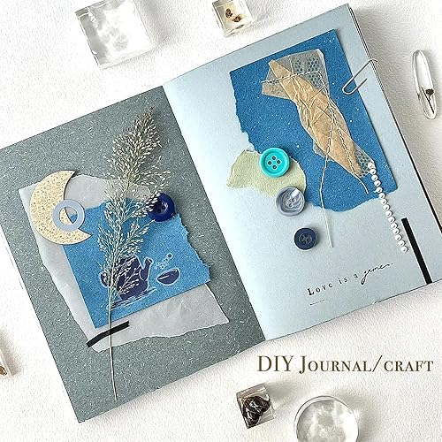 Miniatura 5 de Aromoty 50 piezas de papel de recortes hecho a mano, papel texturizado Morandi A6, hoja de malla de tela de morera, mezcla de papel especial