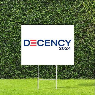 DesignThatSign Decency 2024 Joe Biden/Kamala Harris Campaign Signs Coroplast Yard Sign (17)