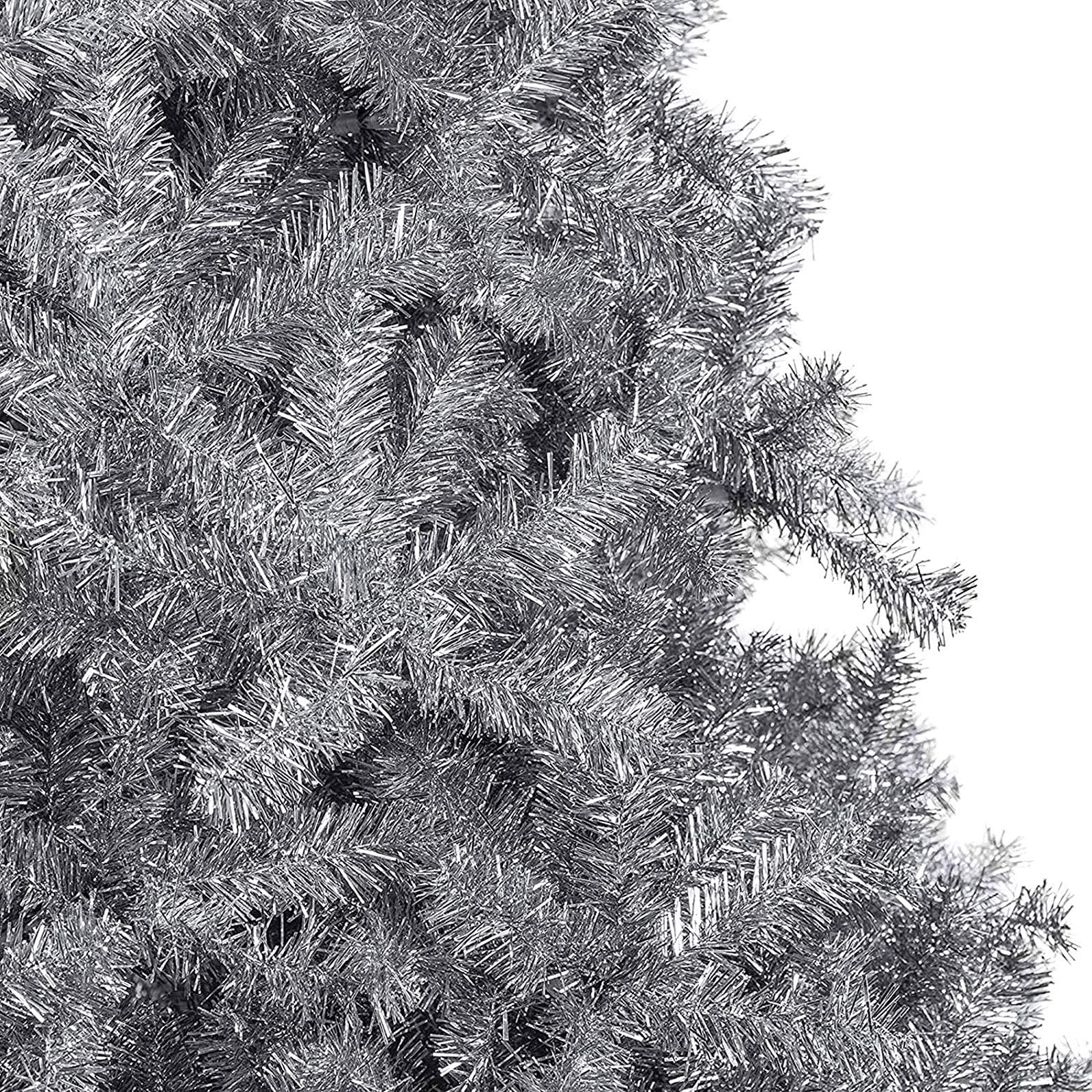 Amazon.co.jp: 5FT プレミアム シルバー クリスマス ツリー, ホリデー