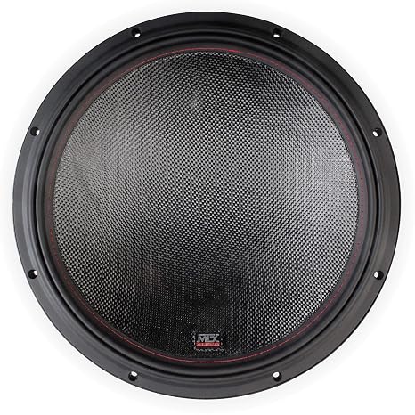 MTX 7515-22 75-Series 15 750W RMS Dual 2-Ohm Subwoofer, and MTX JH10001 Jackhammer Series 1100W x 1 @ 1-Ohm Class D Mono Block Amplifier