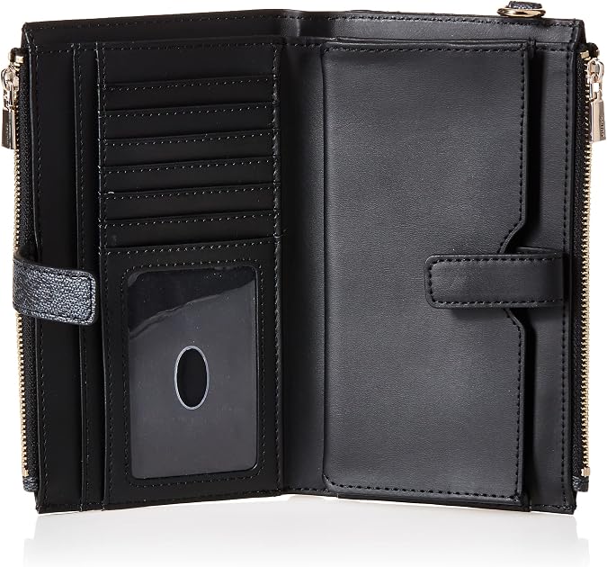 GUESS womens Laurel Double Zip Organizer Wallet
