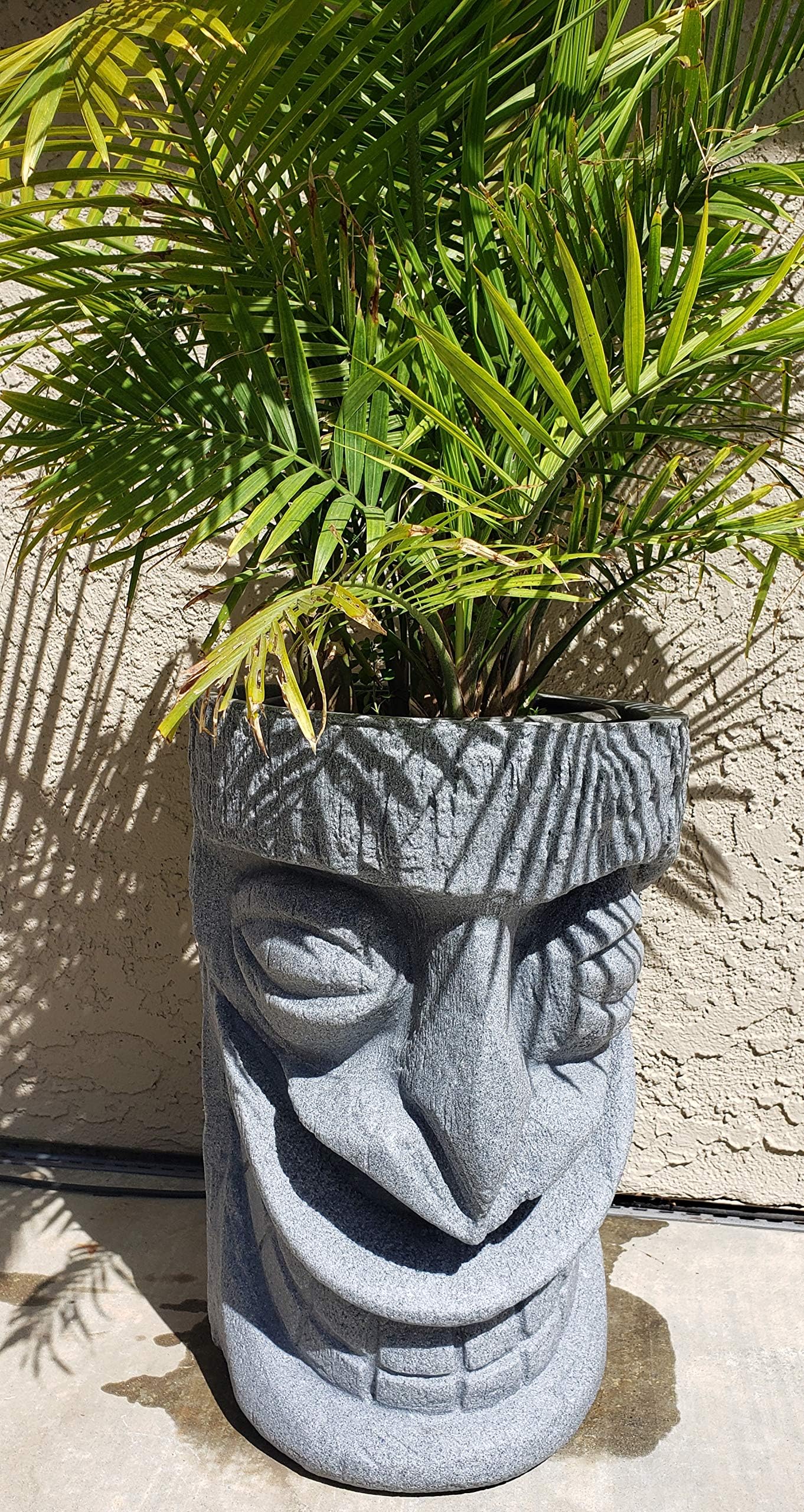 Happy Tiki Planter (Grey Granite)