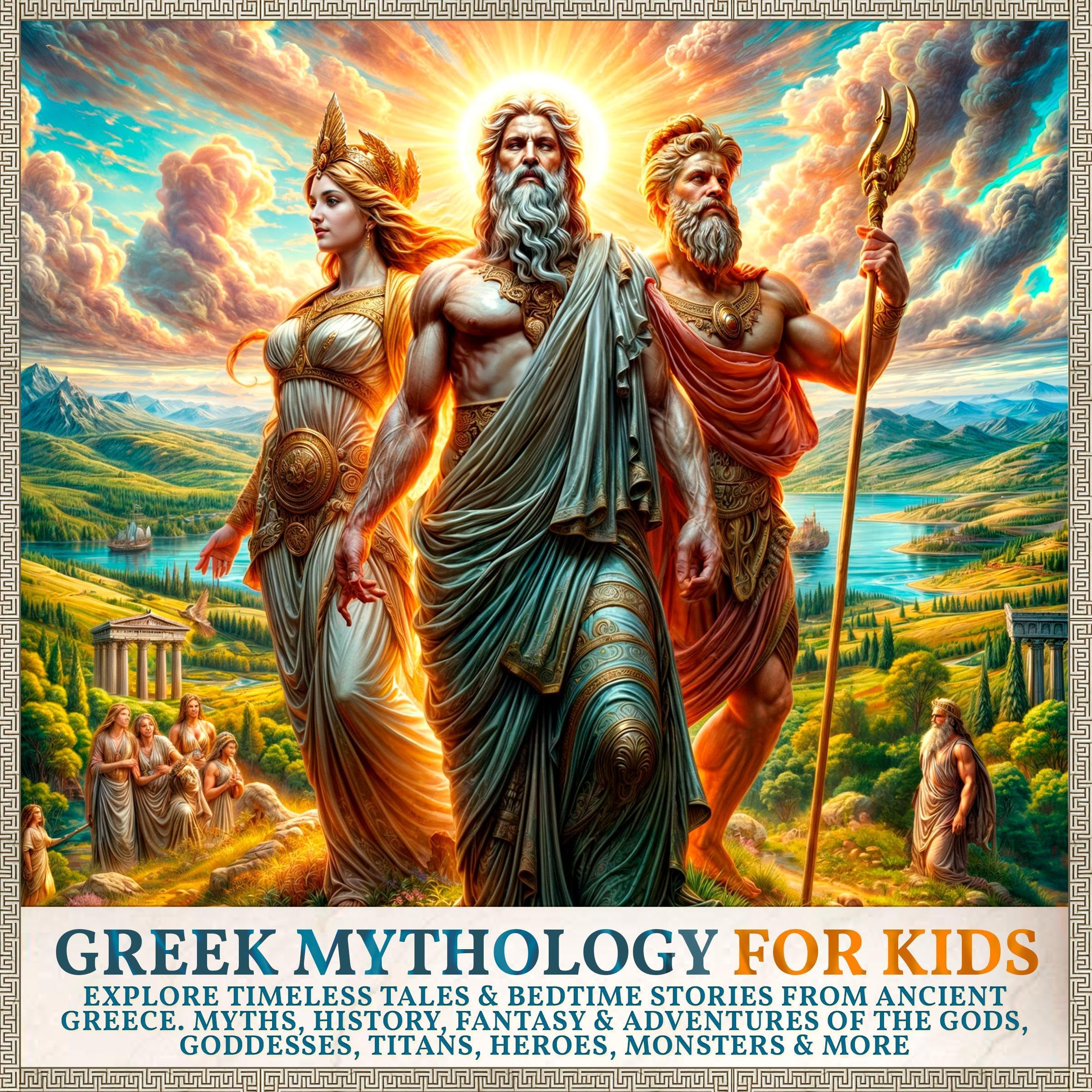 Cover art for Greek Mythology for Kids
