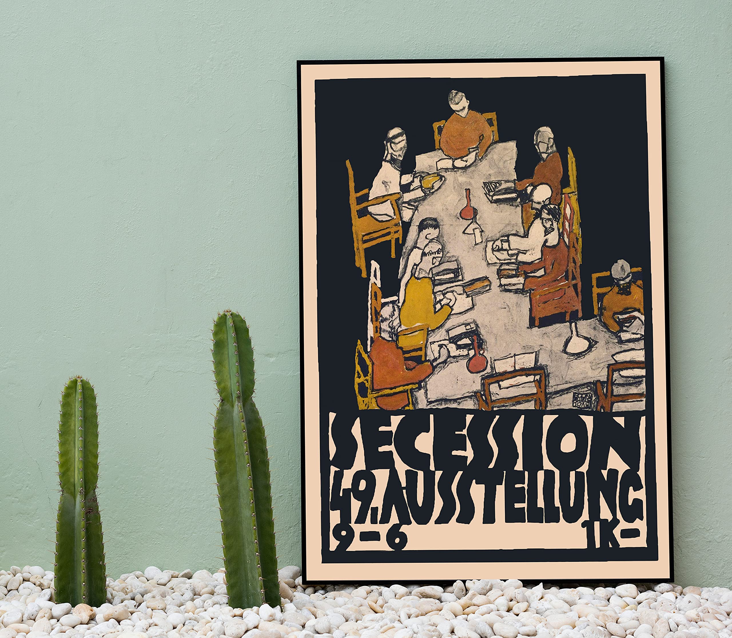 Wallbuddy Vienna Secession Poster by Egon Schiele - Secession 49