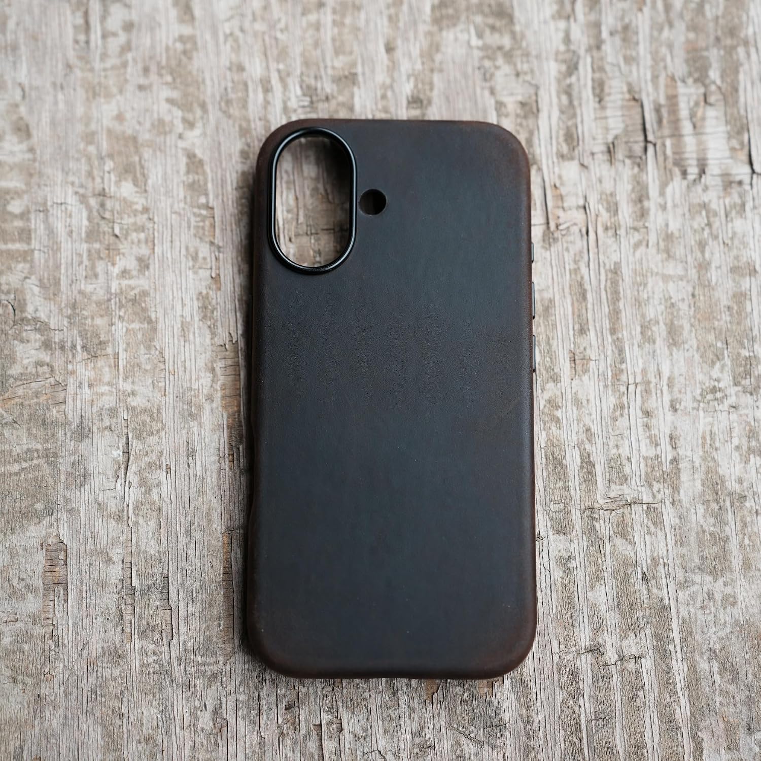 Handmade Genuine Leather Back Case for iPhone 17 pro max / 17 pro / 17 Case with MagSafe -Vintage | Slim Fit Soft Feel | Crazy Horse Leather