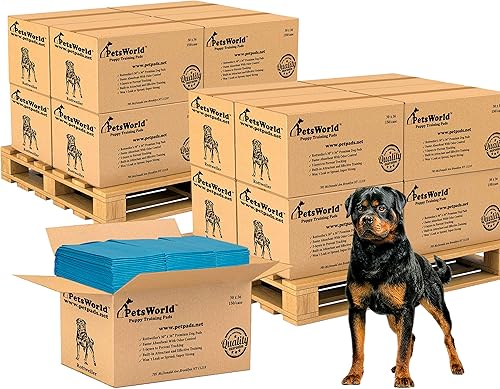 Miniatura 7 de PETSWORLD Almohadillas extragrandes para orinal para perros, eliminadoras de olores de 30 x 36 pulgadas, 200 almohadillas para orina para mascotas,