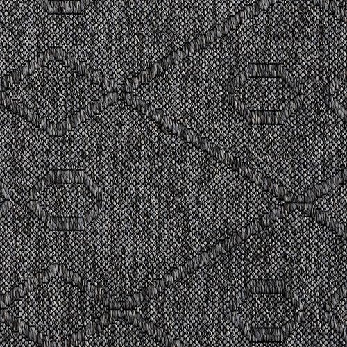 Miniatura 10 de Alfombra de área lavable a máquina y antideslizante de 5 x 7 pulgadas, alfombras modernas para sala de estar, dormitorio, comedor o entrada, gris