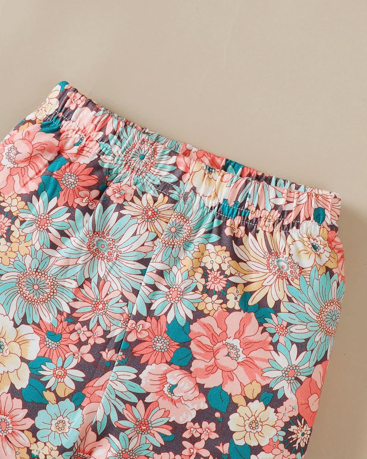 Jecson Toddler Baby Girl Clothes: Soft Cotton Outfits Set Ruffle Sleeve Sweatshirts & Floral Pants Cute Home Outdoor 6M-6Y - Image 8