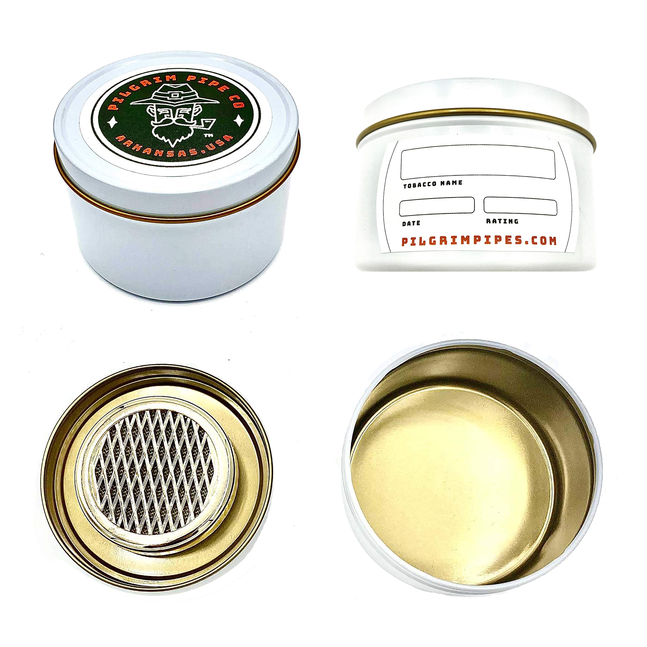 Pilgrim Pipe Co. Tobacco Smoking Pipe, Authentic Italian Briar Wood