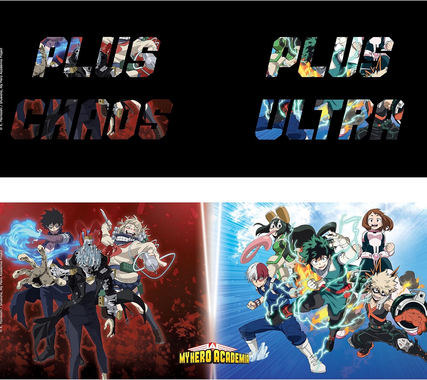 TITLE: ABYstyle My Hero Academia Heores Heat Change Mug 16 Oz Anime Thermal Reveal Coffee Cup MHA Drinkware & Gift for Fans
