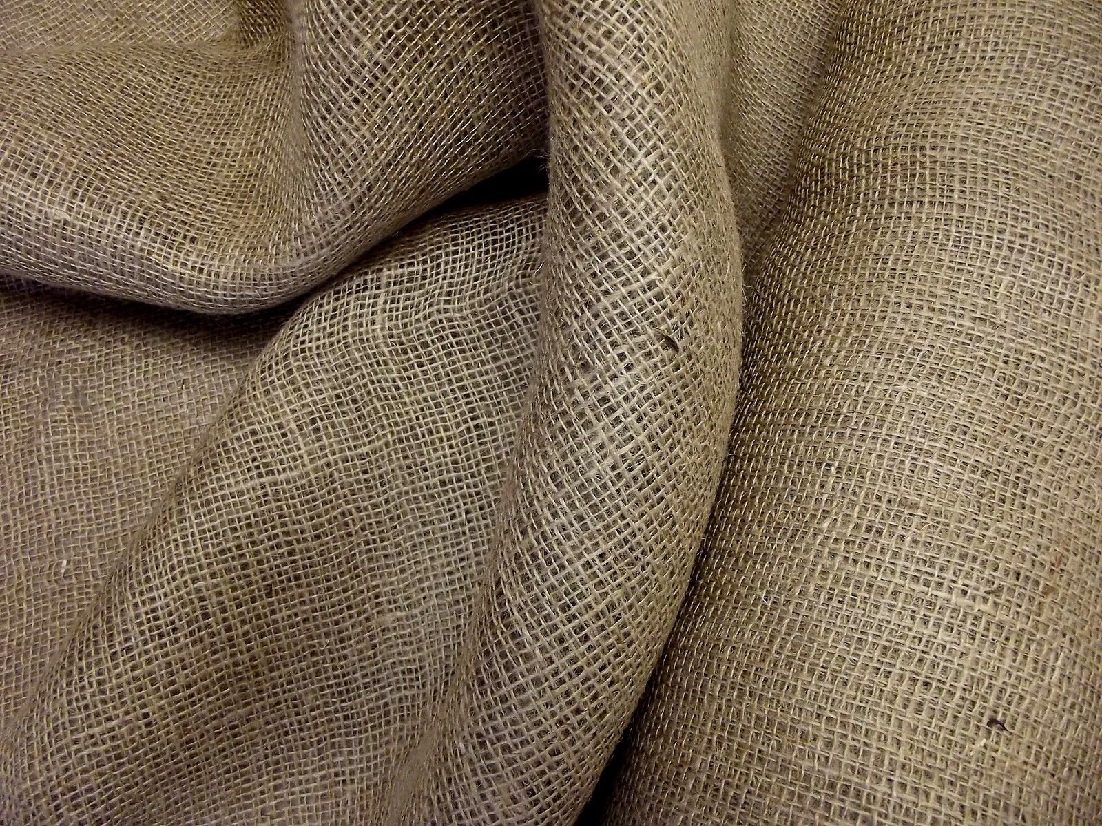 Natural Hessian 100% Jute Fabric Material, Sample 10cm x 10cm
