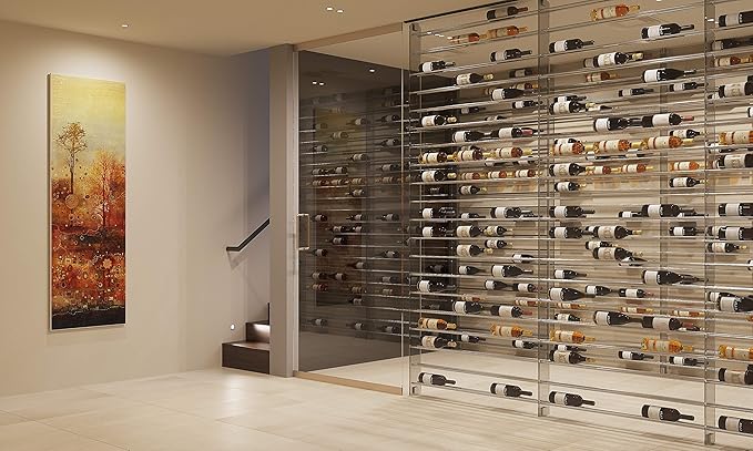 VintageView Evolution Wine Tower 72" Metal y Acrílico Estante para Botellas miniatura 3
