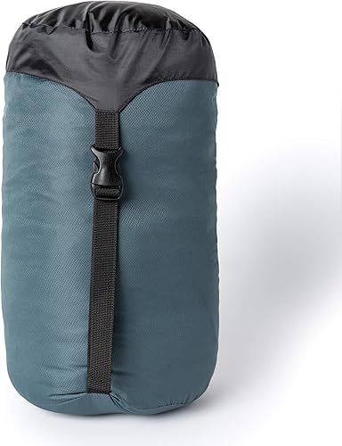 Vista 12 de OmniCore Designs Saco de dormir de momia de plumón múltiple (-10F azul, 10F, rojo, 30F amarillo) con saco de compresión y bolsa de malla de ROJO