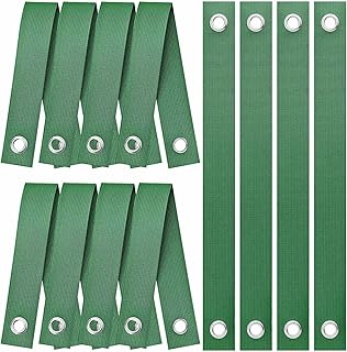12 PCS Tree Straps for Staking, Tree Support Straps for Newly Planted Sapling, Heavy Duty Stake Strap for Straightening and Hurricane Protection
