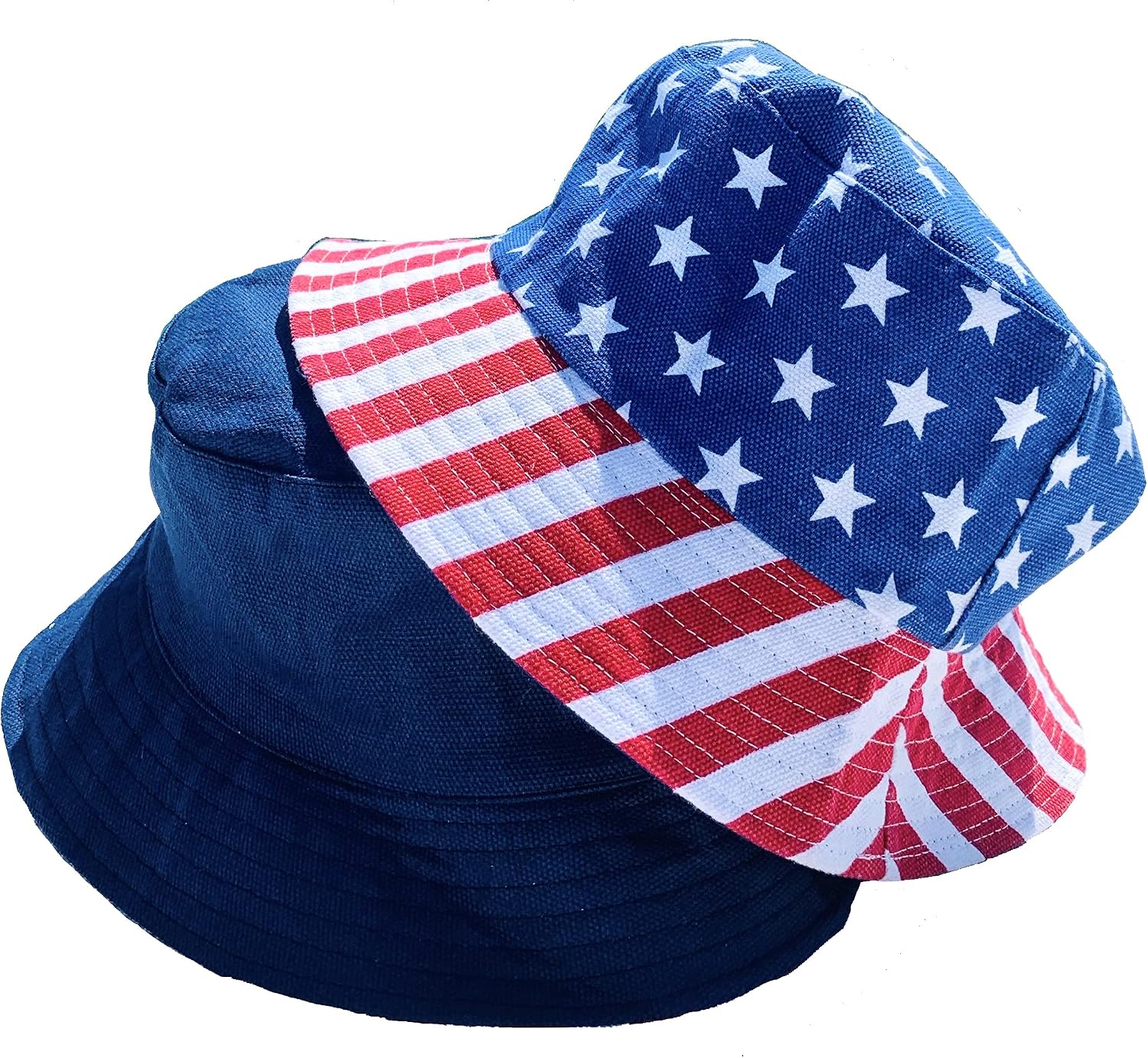 XYIYI Chapeau Seau Brodé Tendance - Chapeau Pêcheur Unisexe Homme Femme Coton