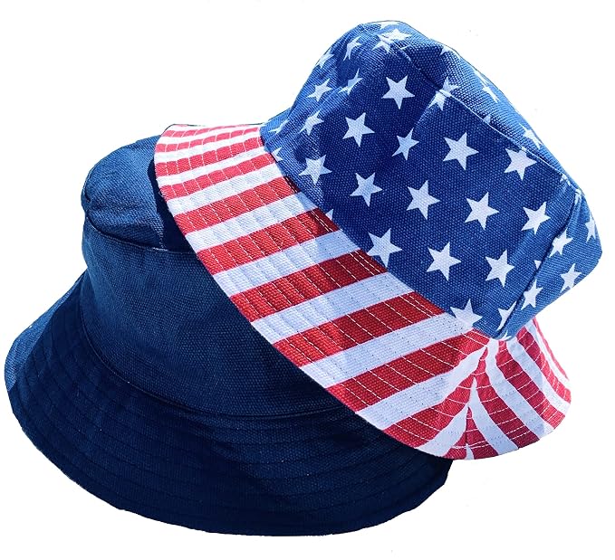Buy Lux Trends Patriotic Bucket Hat 