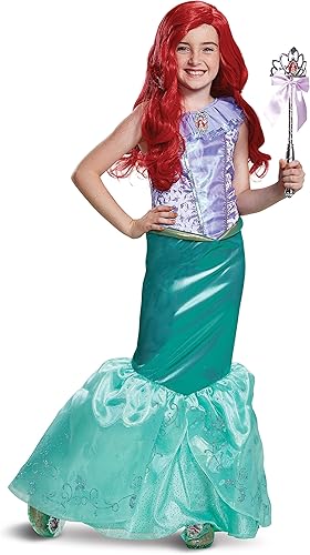 Disguise Disfraz de princesa Disney Ariel Little Mermaid Deluxe para niñas