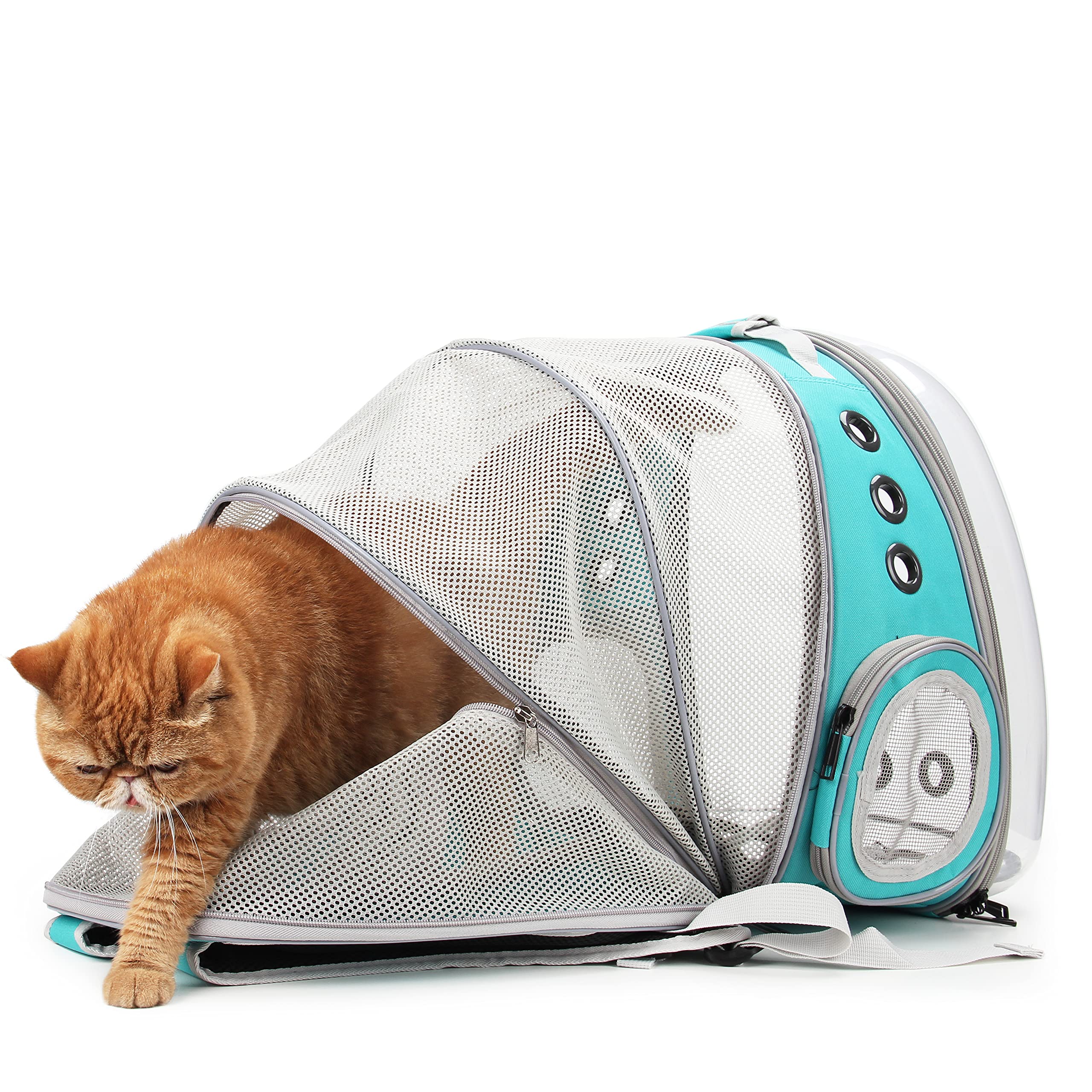 Lollimeow Cat Carrier Backpack, Expandable Bubble Pet Carrier for Cats and Small Dogs, Airline Approved Travel Backpack for Hiking, Walking & Outdoor Adventures - Supports up to 14 lbs - image 7