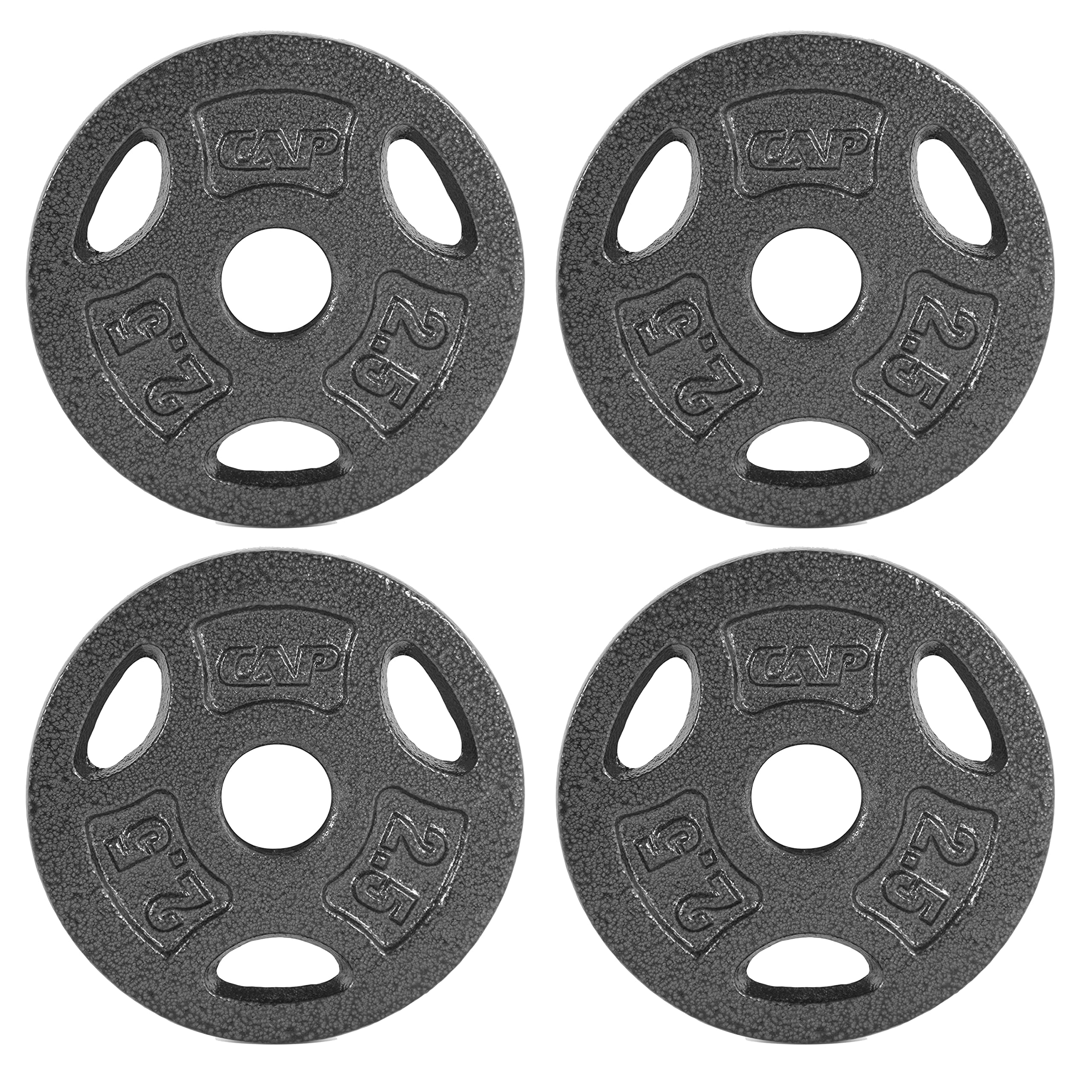 WF Athletic Supply Cast Iron 1-Inch Standard Grip Plate for Strength Training, Muscle Toning, Weight Loss & Crossfit - Multiple Choices Available