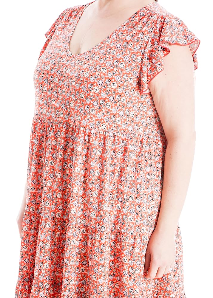 Max Studio Women's Plus Size Spring 2024 Fashion Flutter