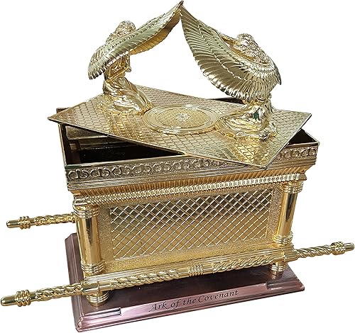 Miniatura 1 de Amen Judaica Réplica del Arca de la Alianza - Arca de Testimonio extra grande - Decoración Espiritual Ark of The God Replica