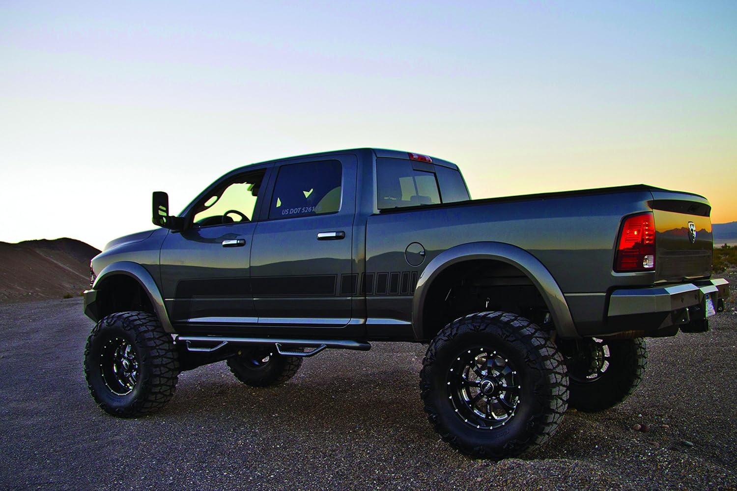 n-FAB | C9280CC | Nerf Step, Cab Length , Gloss Black, 92-00 Chevy-GMC 2500 / 3500 Crew Cab All Beds