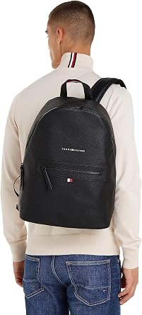 Tommy Hilfiger Men’s Essential PU Hand Luggage Backpack