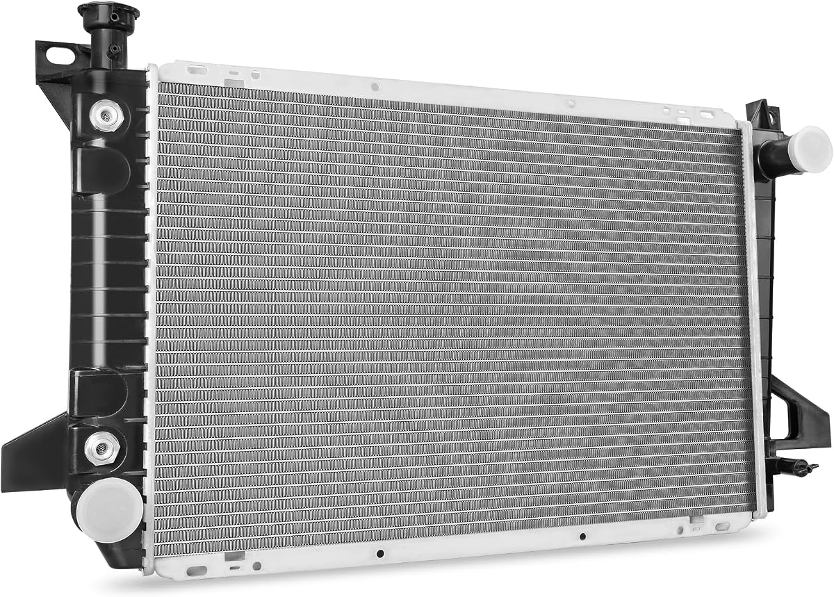 Radiador compatible con Ford F-150 1985-1996 | XL/XLT/personalizado/Lightning 1985-1997 F-250 XL/XLT 1989-1998 F-350 XL/XLT 1985-1996 Bronco XLT/XL/Eddie Bauer 5.0L 5.8L CU1453