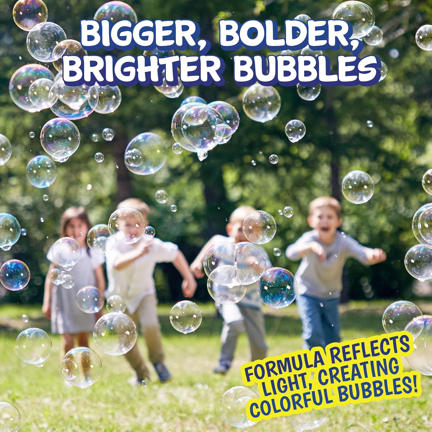 Bubble Solution Refills 32 OZ Concentrate Bubbles for Bubble Machine, Bubble Gun, Bubble Wands, Bubble Refill Solution, Bubble Machine Solution, Giant Bubble Solution, Non-Toxic & Dye Free