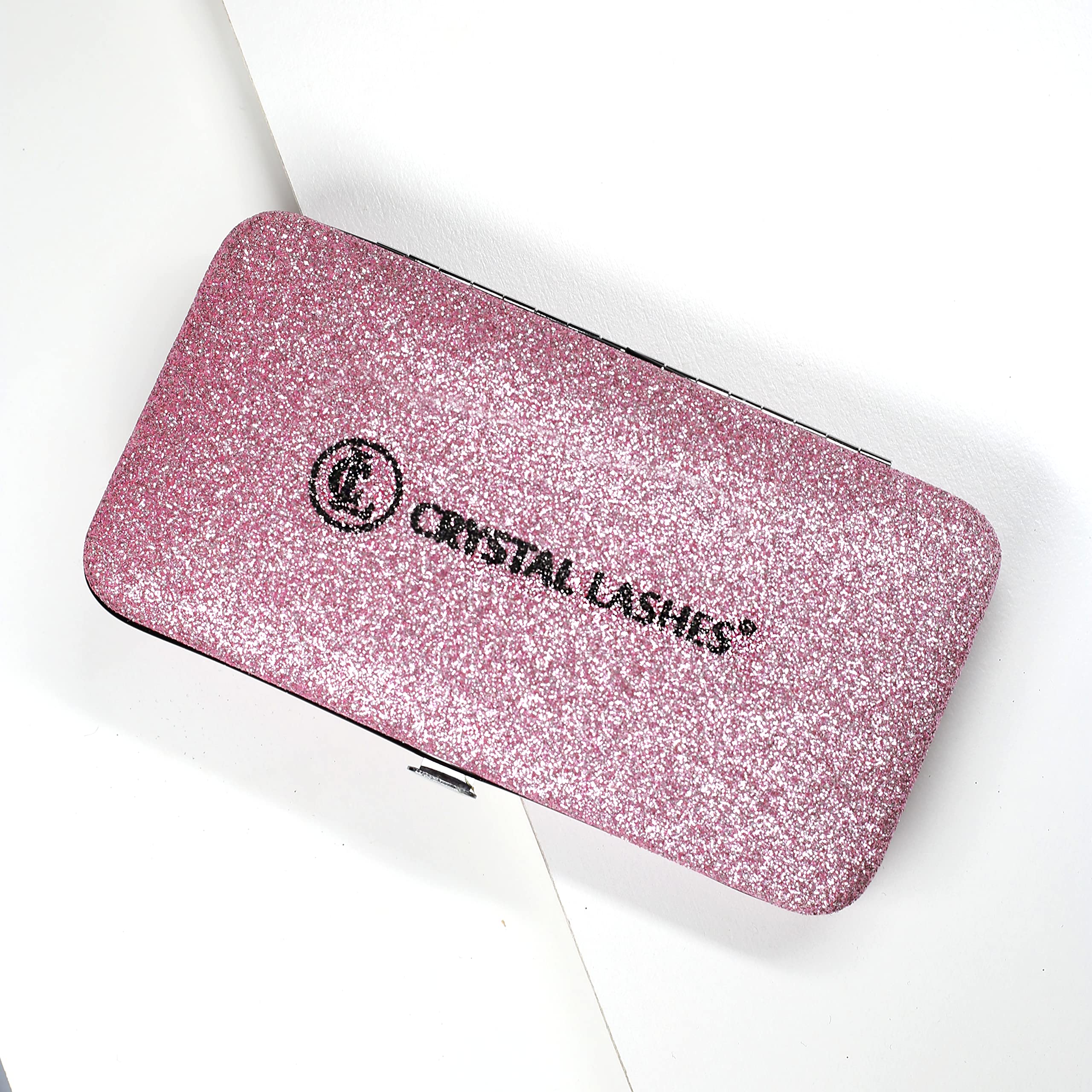 Zestaw Pęset Crystal Lashes 3szt z pokrowcem