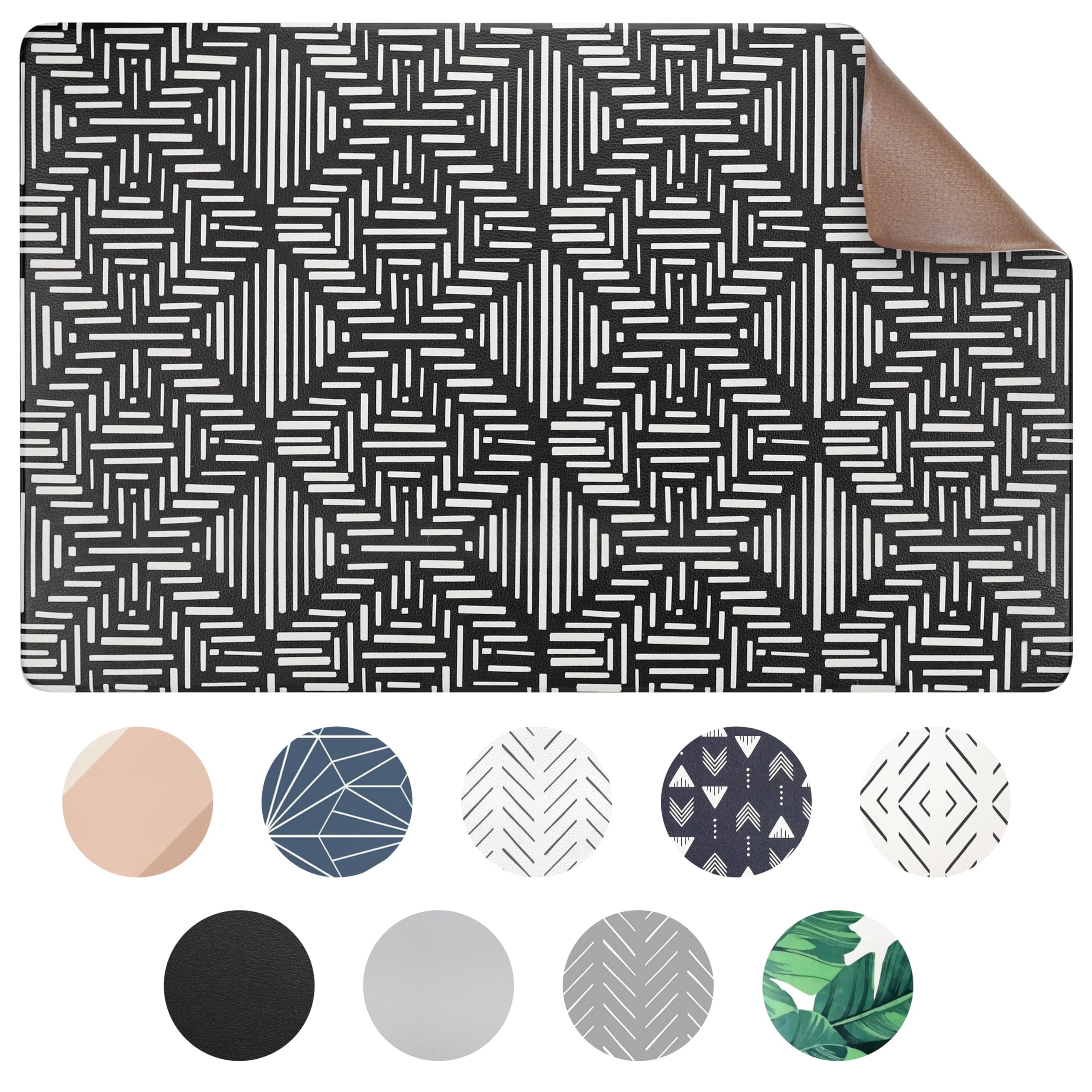 NALALAS Dog Mat for Food and Water, Cat Feeding Mat | Waterproof Dog Bowl Mat | Non-Slip Pet Food Mat for Floors | Pet Mats for Food and Water | Easy