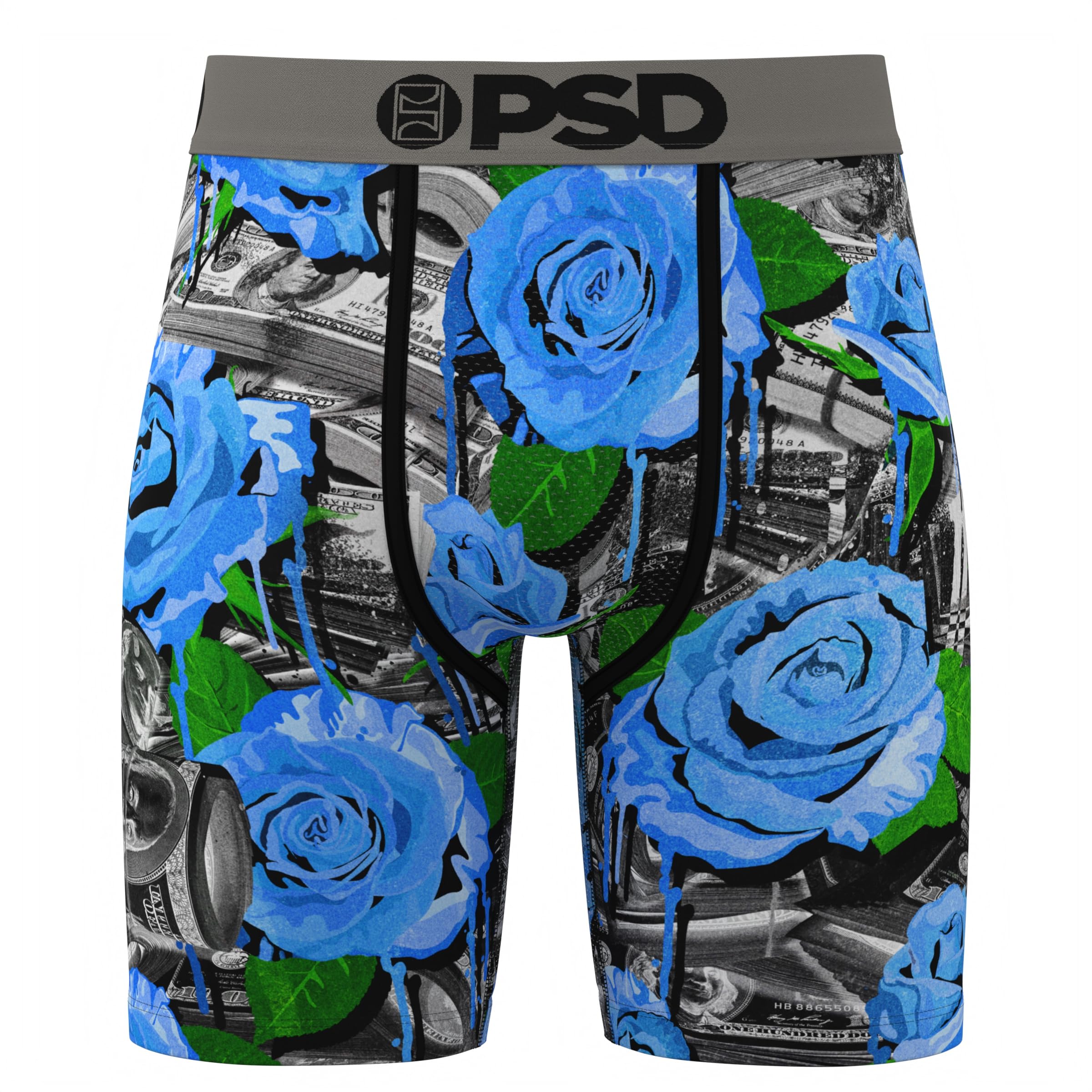 PSD | Boxer da Uomo Get Lucky | Design Sportivo con Tasca Traspirante in microrete | Tessuto Elasticizzato in Quattro direzioni | Cuciture Piatte
