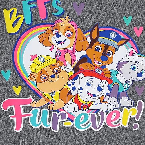 Miniatura 7 de Paw Patrol Nickelodeon - Camisa de manga corta para niñas, paquete de 3 unidades para niños pequeños y niños pequeños