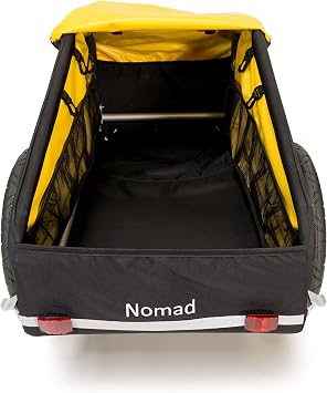 Burley Nomad | Touring Cargo Bike Trailer with Water-Resistant Cover, Large Storage Capacity & 100 lb Load Rating