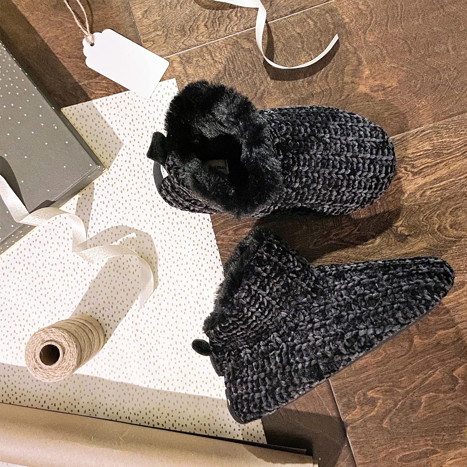 Dearfoams Women's Chenille Bootie Slipper - Image 5