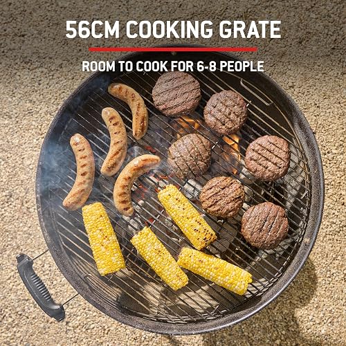 Weber Compact Kettle Charcoal Barbecue 57 cm with Stand & Wheels - 6