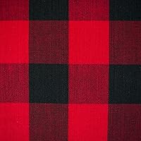 Vista 2 de Colección DII Buffalo Check, mantel clásico de granja, 60 x 120, rojo y negro