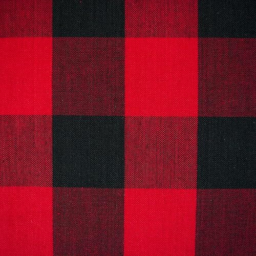 Miniatura 2 de DII individuales de algodón a cuadros extragrandes para uso diario, para decoración, cenas familiares, barbacoas y festividades, 20 x 20 pulgadas,