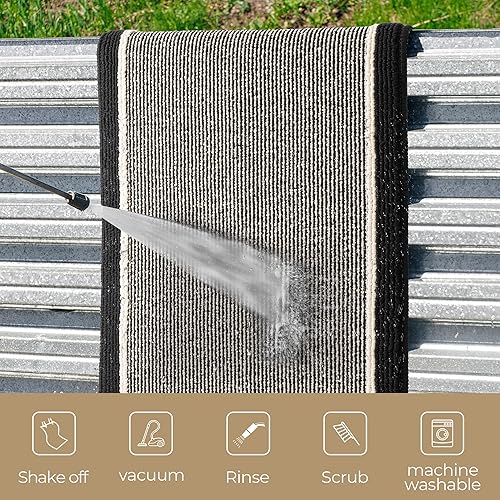 Miniatura 390 de GRANNY SAYS Felpudo para interiores, 32 x 48 pulgadas, antideslizante, tapete grande para puerta, tapete de bienvenida para exteriores, lavable