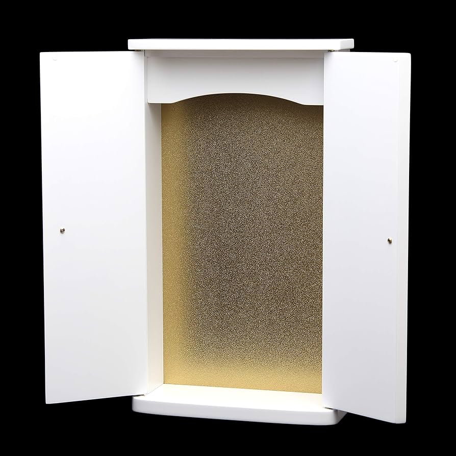 Amazon｜創価学会コンパクト仏壇 グラン 白 ミニ仏壇 (特別御形木 特装