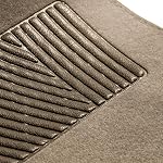 FH Group F14403BEIGE Universal Fit Tapis Beige Automotive Floor Mats convient à la plupart des voitures, des VUS et des camions avec Talon Pad Deluxe