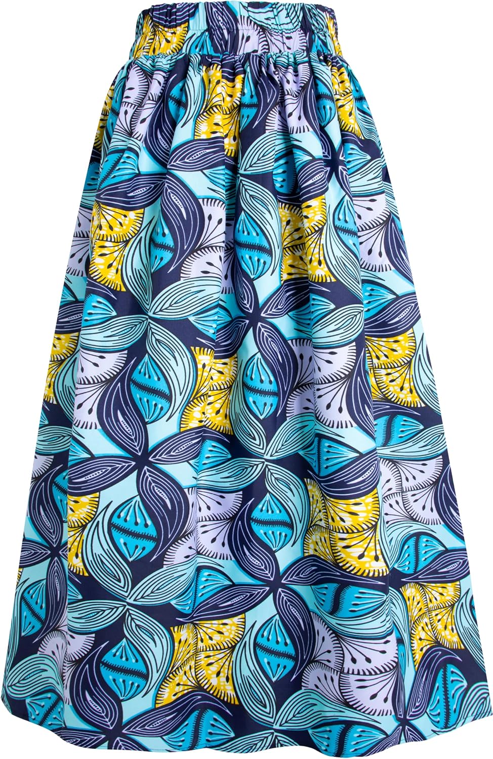 Women African Traditional Costume Ankara Print Skirt Dashiki Long Skirts