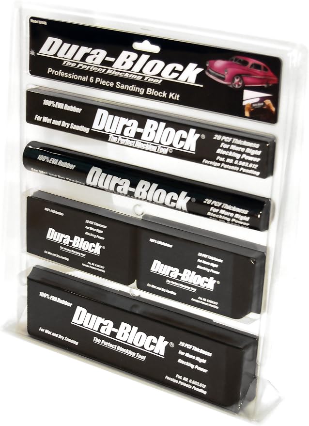 Dura-Block AF44A Black 6-Piece Sanding 