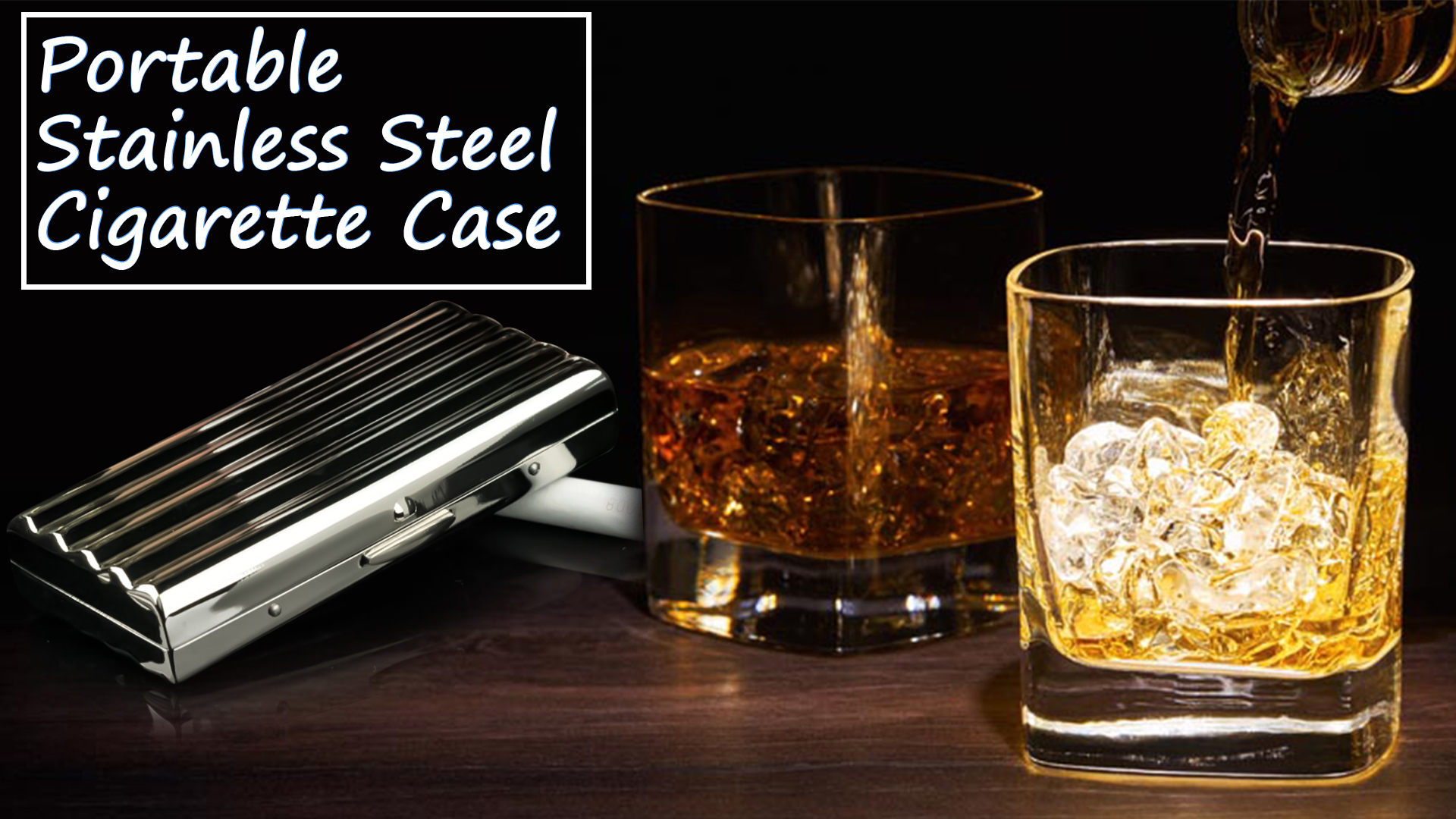 Amazon.com: Exttlliy Creative Thin Portable Stainless Steel Pocket Carrying Cigarette  Box Case for Holds 10 Regular Size Cigarettes (Not Included Cigarette) :  Health & Household