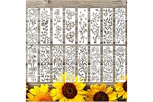 16 Vine Stencils for Cake Decorating