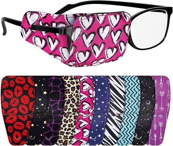 10 Pcs Eye Patches for Adults Cute Fabric Eyepatch Eye Patch for