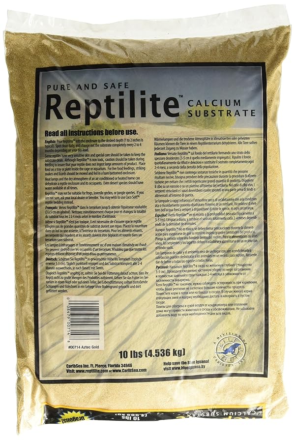 Carib Sea SCS00714 4-Pack Reptiles Calcium Substrate Sand, 10-Pound, Aztec Gold by Carib Sea - Image 2